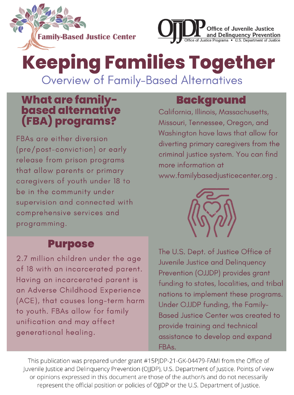 Keeping Families Together - Overview of Family-Based Alternatives PDF file